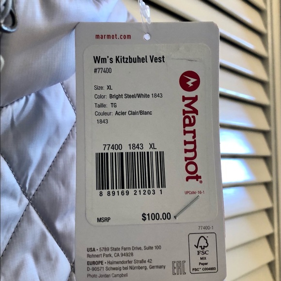 Marmot Kitzbuhel Vest XL Quilted Puffy - Picture 4 of 8